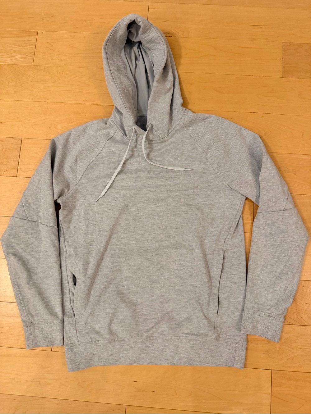 Lululemon City Sweat Hoodie Mens Size XS Heathered Grey Pullover LM3ATLS EUC